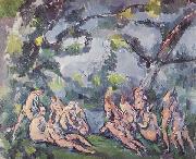 Paul Cezanne The Bathers France oil painting artist